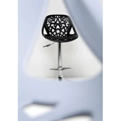 Tabouret de bar Ornament blanc