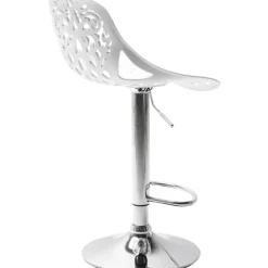 Tabouret de bar Ornament blanc