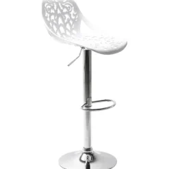 Tabouret de bar Ornament blanc