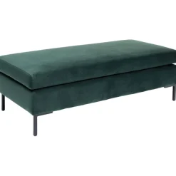 Tabouret Gianni velours vert foncé