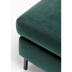 Tabouret Gianni velours vert foncé