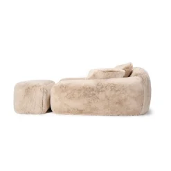 Tabouret Lovebed Mika crème 131cm