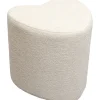Tabouret Lovely crème 36x34cm