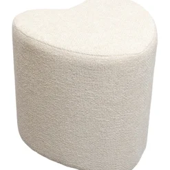 Tabouret Lovely crème 36x34cm