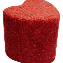 Tabouret Lovely rouge 36x34cm