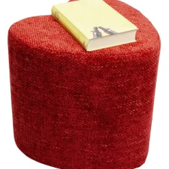 Tabouret Lovely rouge 36x34cm