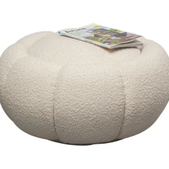 Tabouret Peppo Bloom blanc Ø72cm