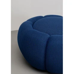 Tabouret Peppo Bloom bleu Ø76cm