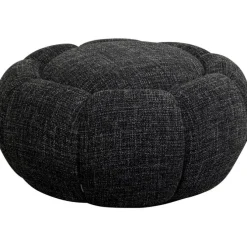 Tabouret Peppo Bloom Melange noir Ø72cm