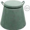 Tabouret Thimble vert Ø51cm