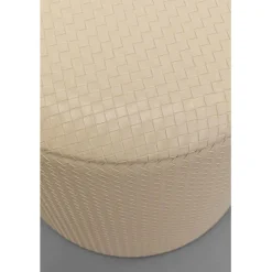 Tabouret Venezia Storage crème Ø40cm