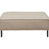 Tabouret Victor cuir gris