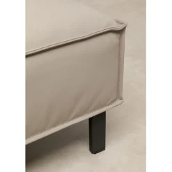 Tabouret Victor cuir gris