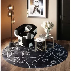 Tapis Art Faces Ø250cm