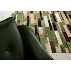 Tapis Brick vert 170x240cm