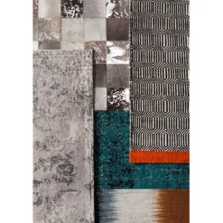 Tapis Cosmo Fur Gris-Brun 170x240cm
