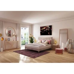 Tapis Gianna rouge vin 170x240cm