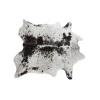 Tapis Hide noir-blanc 219x242cm