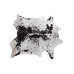 Tapis Hide noir-blanc 219x242cm