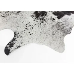 Tapis Hide noir-blanc 219x242cm