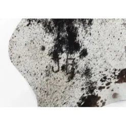 Tapis Hide noir-blanc 219x242cm