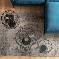 Tapis Kelim Pop gris 170x240cm