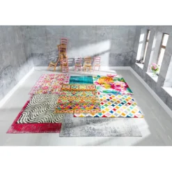 Tapis Kelim Pop gris 170x240cm
