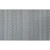 Tapis Outdoor Zigzag bleu 230x330cm