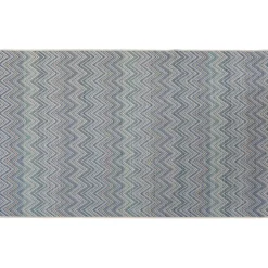 Tapis Outdoor Zigzag bleu 230x330cm