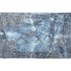 Tapis Stamp bleu 170x240cm