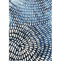 Tapis Stamp bleu 170x240cm