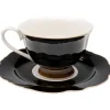 Tasse à café Harlequin noir (2 pcs.)