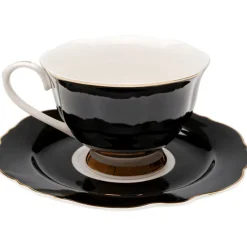 Tasse à café Harlequin noir (2 pcs.)