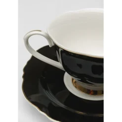 Tasse à café Harlequin noir (2 pcs.)