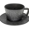 Tasse à espresso Cosmos noir (2/parts)