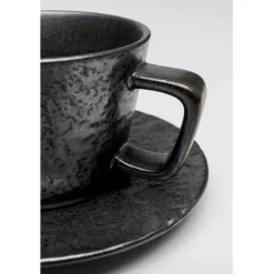 Tasse à espresso Cosmos noir (2/parts)