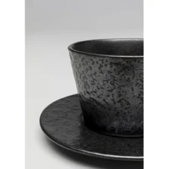Tasse à espresso Cosmos noir (2/parts)