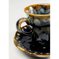 Tasse à espresso Lio bleu nuit (2-parts)