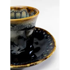 Tasse à espresso Lio bleu nuit (2-parts)