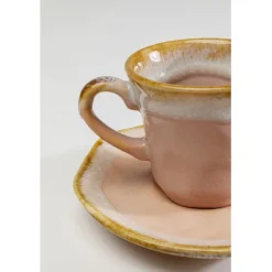 Tasse à espresso Nala rose (2-parts)