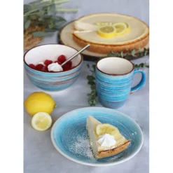 Tasse Swirl bleu