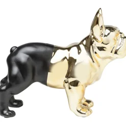 Tirelire Bulldog doré-noir