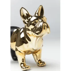 Tirelire Bulldog doré-noir