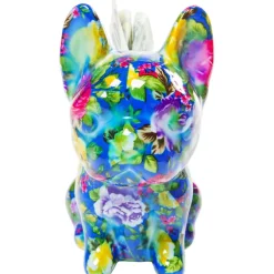 Tirelire Dog Fiore 12cm ass.