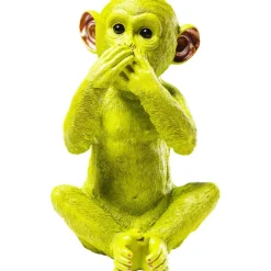 Tirelire Monkey Iwazaru citron vert