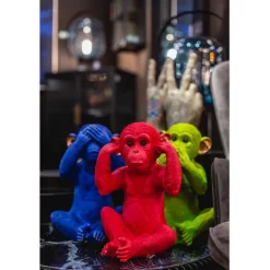 Tirelire Monkey Iwazaru citron vert