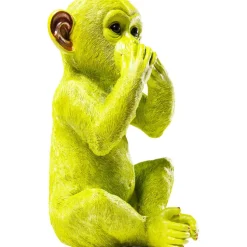 Tirelire Monkey Iwazaru citron vert