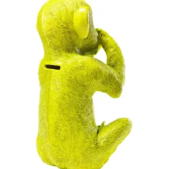 Tirelire Monkey Iwazaru citron vert