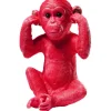 Tirelire Monkey Kikazaru rouge