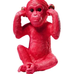 Tirelire Monkey Kikazaru rouge